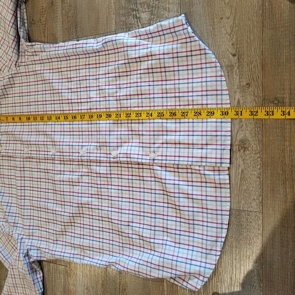 Porter & Ash Spread Collar Long Sleeved Button Down Dress Shirt Mens Size XL - Picture 7 of 9